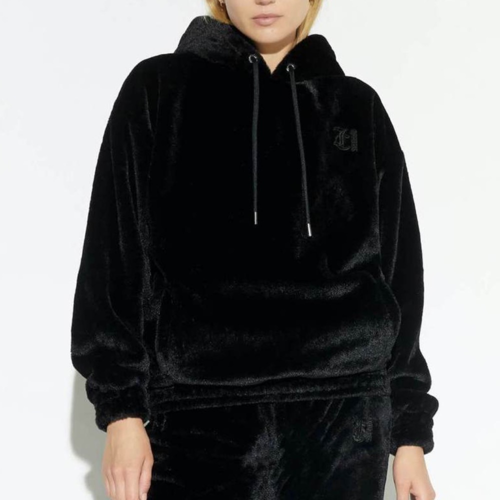 JUICY X APPARIS faux fur hoodie new without tags never worn S
